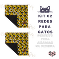 Kit 02 Redes Para Gatos - Amarra na Cadeira