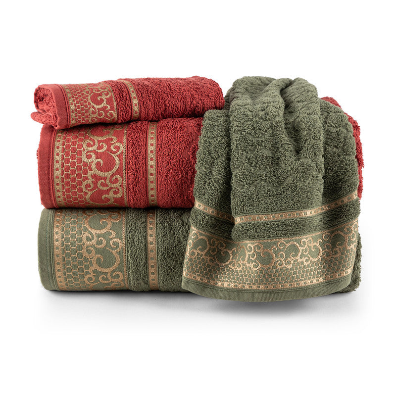 Kit de Toalhas 2 Banhos e 2 Rostos - Eudora