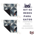 Kit 02 Redes Para Gatos - Amarra na Cadeira