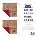 Kit 02 Redes Para Gatos - Amarra na Cadeira