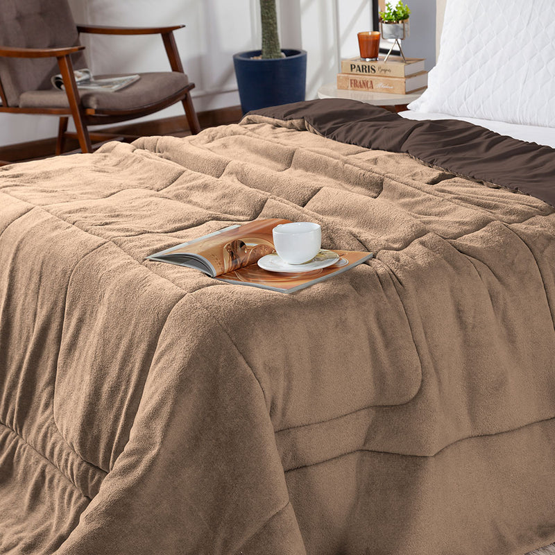 Coberdrom Cobertor Solteiro Cold Dupla Face Manta Fleece