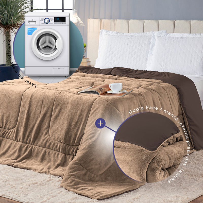 Coberdrom Cobertor Solteiro Cold Dupla Face Manta Fleece