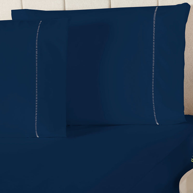 Jogo de Cama Casal King 3 Peças Laura Percal 200 Fios