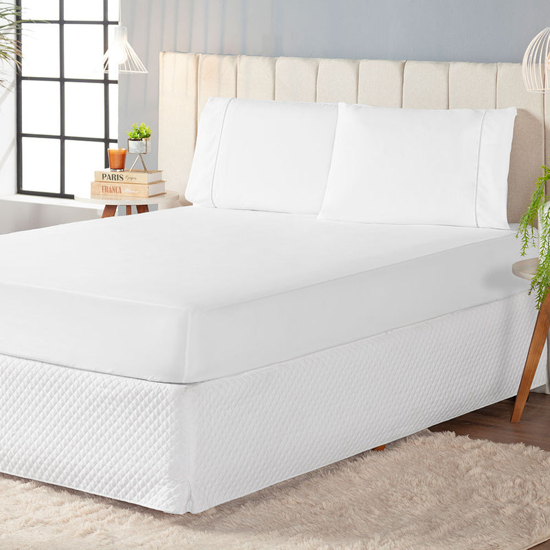Jogo de Cama Casal King 3 Peças Laura Percal 200 Fios