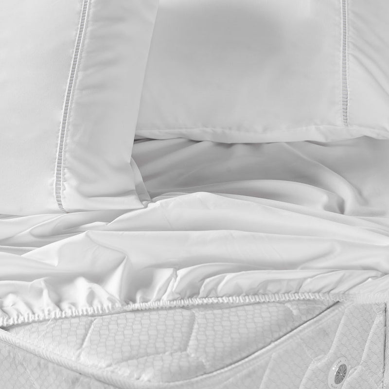 Jogo de Cama Casal King 3 Peças Laura Percal 200 Fios