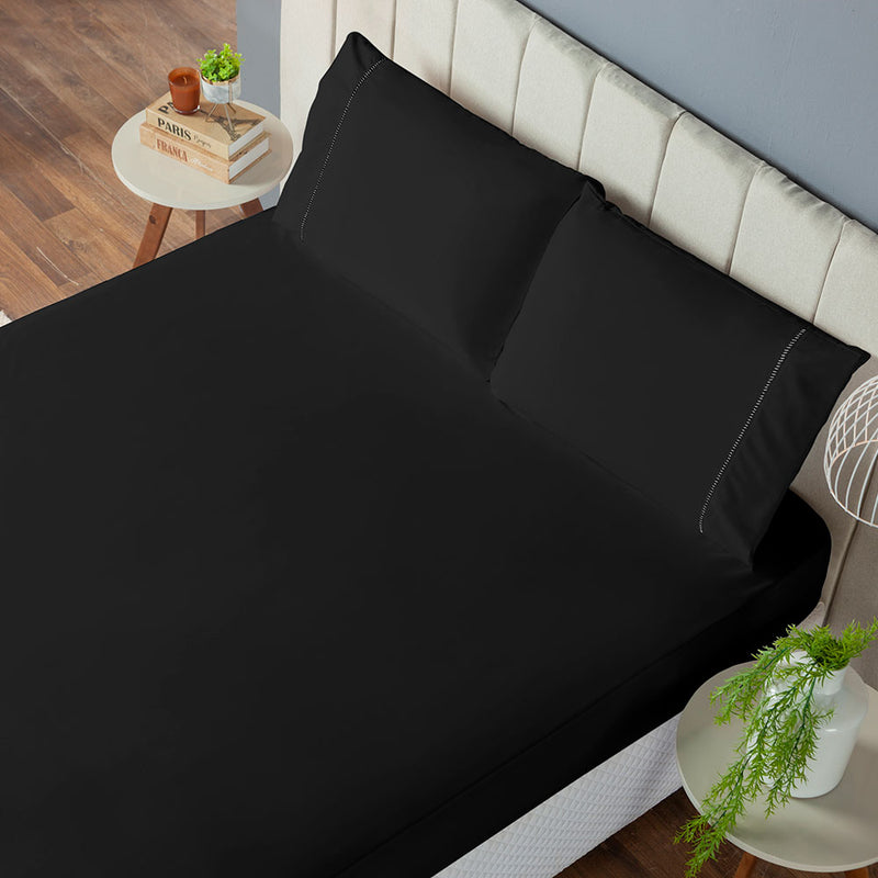 Jogo de Cama Casal King 3 Peças Laura Percal 200 Fios
