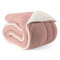 Coberdrom Cobertor Casal King Maya Dupla Face Manta Fleece e Sherpa de Carneiro