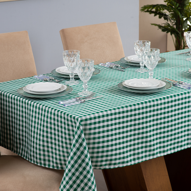 Toalha de Mesa Brisa 1 Peça 2,00m x 1,40m 6 Lugares 100% Poliéster Tecido Oxford