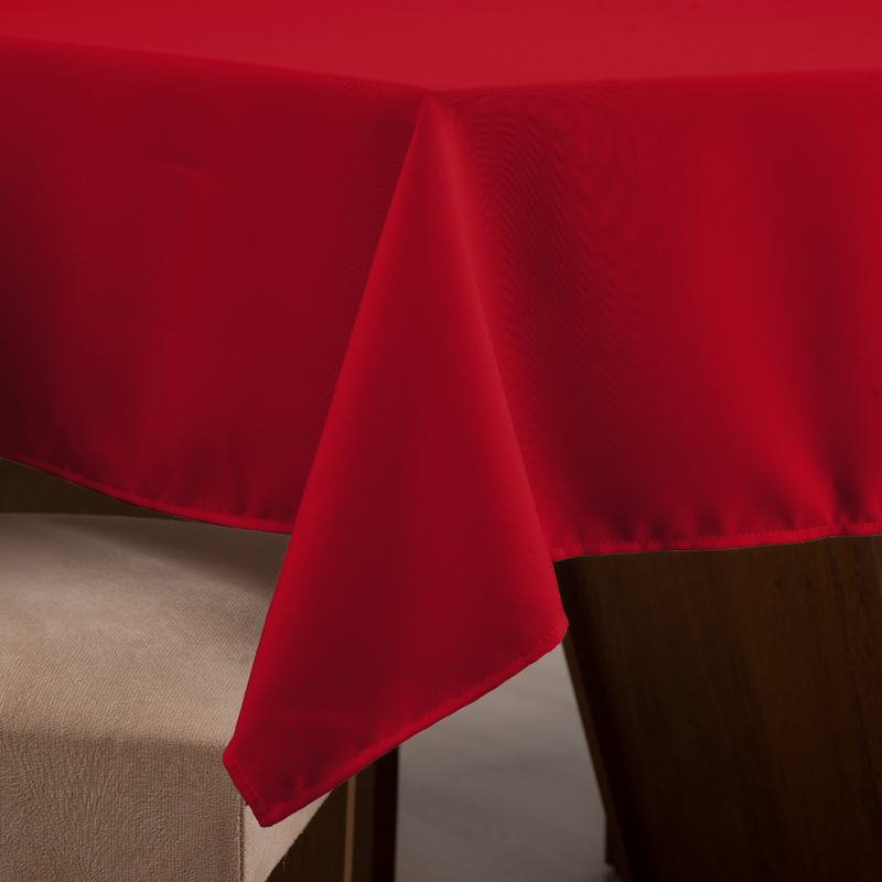 Toalha de Mesa Basic 1 Peça 2,00m x 1,40m 4 Lugares 100% Poliéster Tecido Oxford